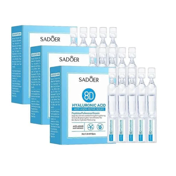 【YD】1-5x Hyaluronsyre Serum Microneedling Serum for Ansiktet, Hyaluronsyre Anti-aldring Reparasjonsserum