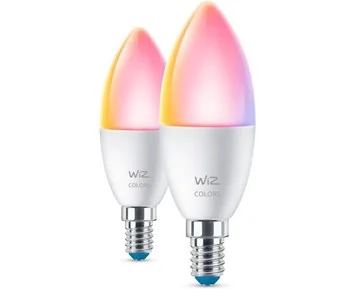 WiZ Smart Wi-Fi LED 60W E14 lyspærer - 2 pakning