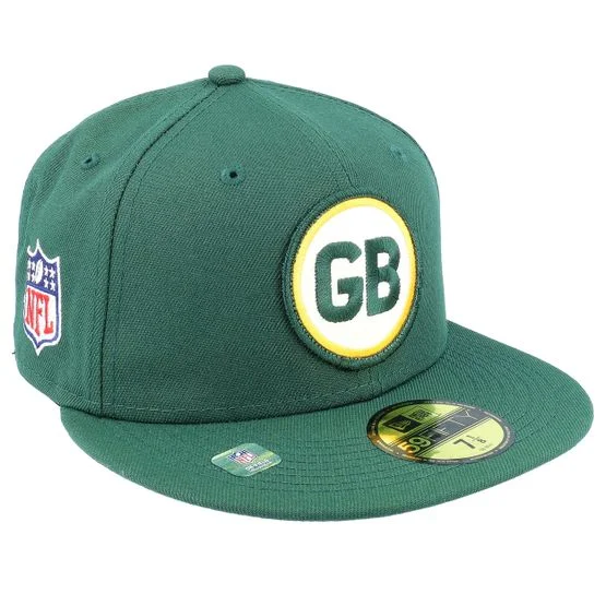 New Era - NFL Grønn fitted Caps - Green Bay Packers NFL22 Sideline Historic 59Fifty Green Fitted @ Hatstore