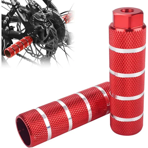 Polkupyörän jalkatapit 8mm alumiinia liukumattomat BMX jalkatapit universaalit, 1 pari poljinjalkatapit, urheilutarvikkeet MTB, BMX, maantiepyörät, 