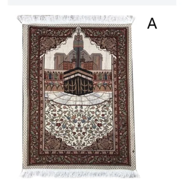 Muslimsk bønneteppe for islam flettede tepper vintage Eid