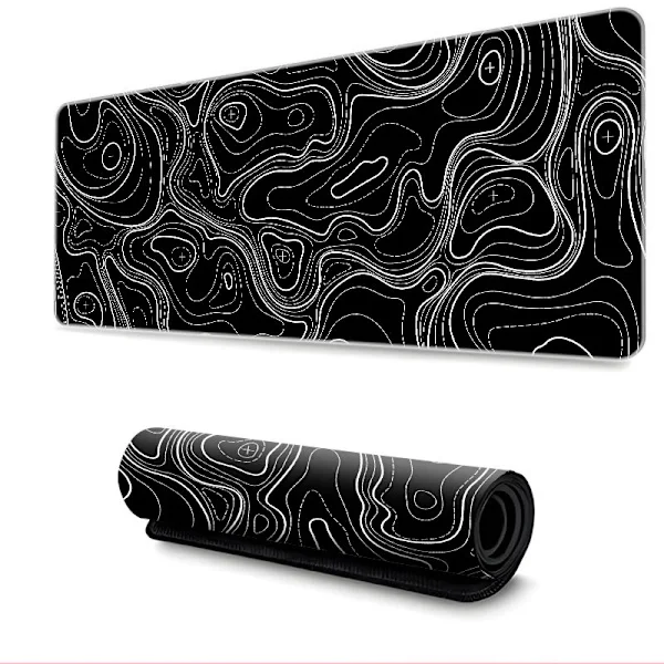 [RM] Large mouse pad desk pad Black S Black