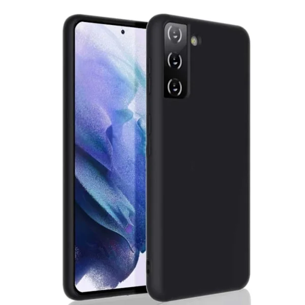 Galaxy S21 FE Skal Mobilskal Svart Tunt Mobilskal 1mm TPU