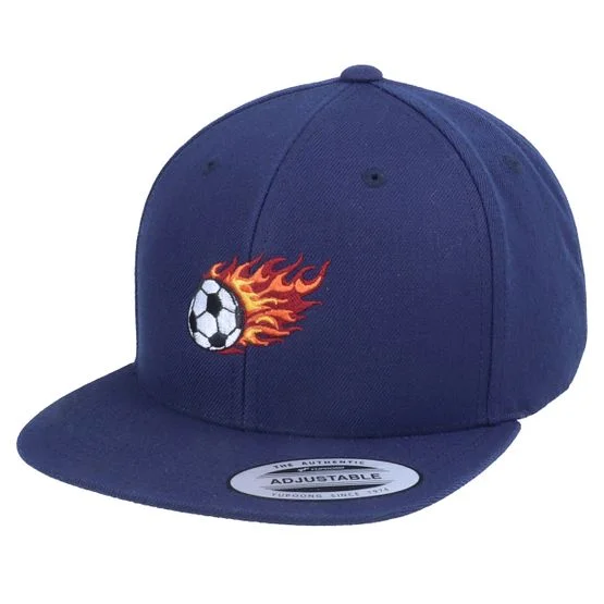 Forza - Ble snapback Czapka Z Daszkiem - Kids Flaming Football Navy Snapback @ Hatstore