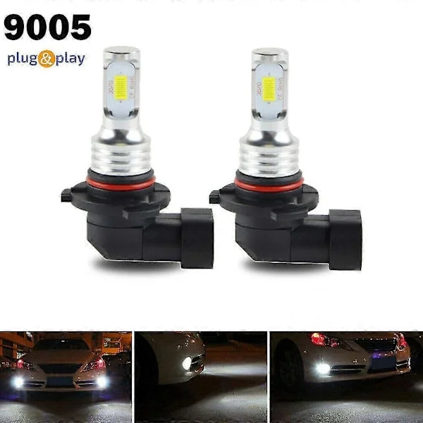 2X 9005 HB3 LED Headlight Kit HB3 80W 8000LM High Low Beam 6000K White Bulb