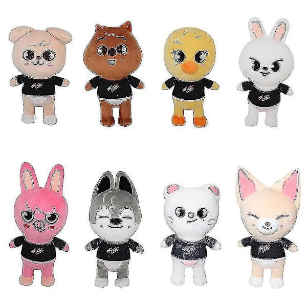 Stray Kids Skzoo Stray Children Plyschdocka Leeknow Hyunjin Leksak