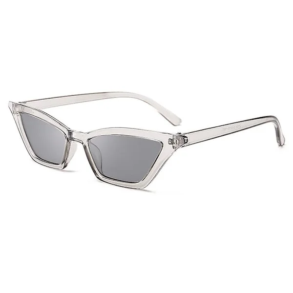 Vintage Cat Eye Solbriller Liten Trekant Form Stilig Uv400 Dame Shades Briller Mote Briller Moto Tilbehør Dekor| |