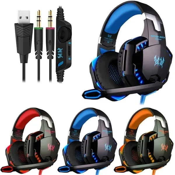Gaming Headset - PC / Hodetelefoner Kotion Each G2000 med LED