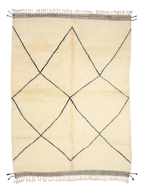 Large Berber Moroccan - Beni Ourain 240X330 Wool, Rug