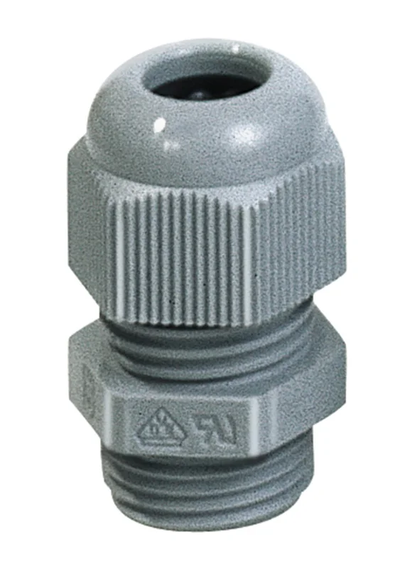 Rutab 1476111 Förskruvning IP68, grå, med tätningsring M12 x 3-6 mm, Installationsmaterial