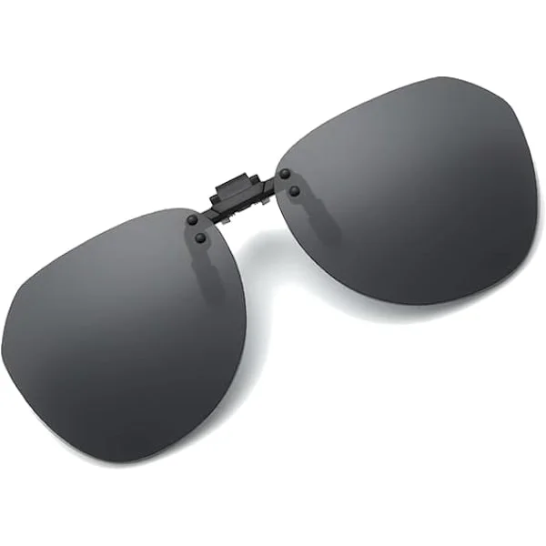 Clip-on Sunglasses - Polarized Clip-on Sunglasses Over Glasses Unisex, Rimless Polarized Flip-up Sunglasses[qb] A