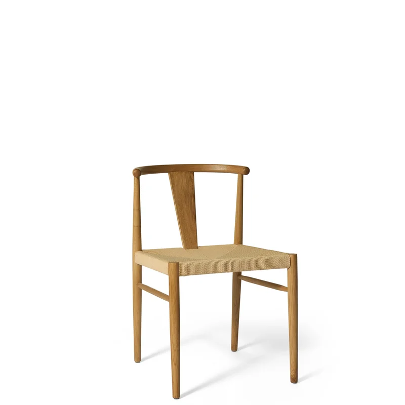 Mori spisebordsstol, egetræ | flet - 53,6x53x78 - Stole
