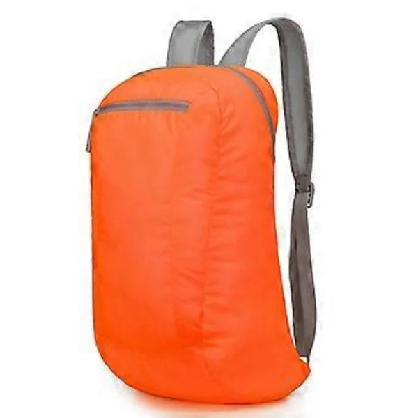 Ultralett Sammenleggbar Ryggsekk for Kvinner Menn Utendørs Ryggsekk Reise Ryggsekk Praktisk Tur Ryggsekk Casual Daypack oransje (oransje)