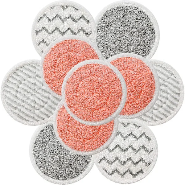 Uppgradera kompatibel med Shark S7000 Series Steam Mop Pads Ersättning 10-pack S8201, S7001, S7201, S7000AMZ, S7000, S7001TGT, S7005, S7020 ångmoppar.