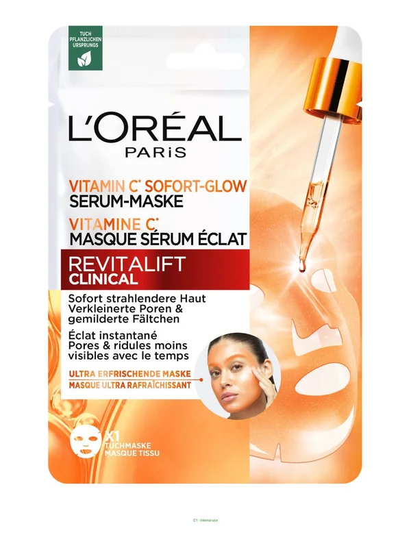 L'Oréal Paris Revitalift Clinical Vitamin C Brightening Serum Sheet Mask 1.0items