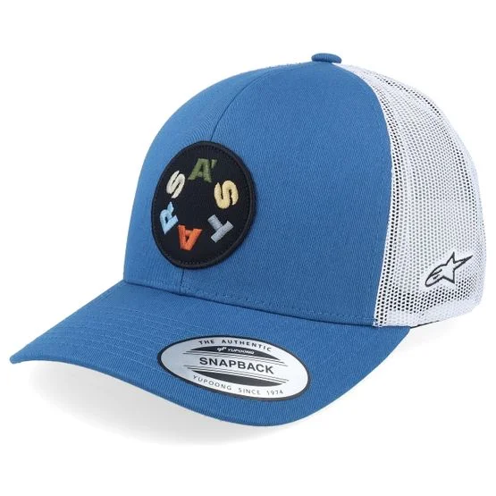 Alpinestars - Gambit Hat Blue/White Trucker Trucker Blue Cap - @ Hatstore