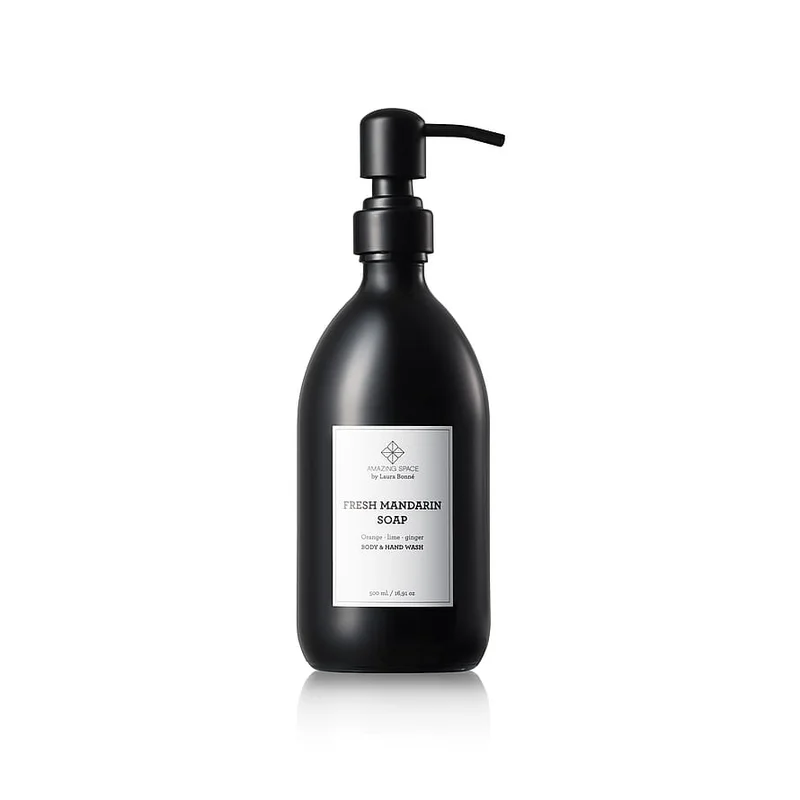 AMAZING SPACE Fresh Mandarin Soap - Body & Hand Wash 500 ml, Hudpleje, Kropspleje, Bodyshampoo