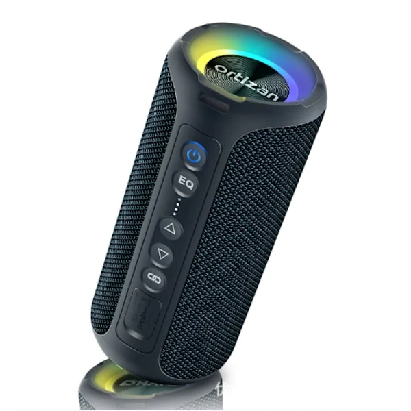 Ortizan X8Pro Bluetooth-kaiuttimet, 40 W:n kannettava langaton kaiutin IPX7 vedenpitävät suihkukaiuttimet Bluetooth 5.3 syvällä bassolla 2025