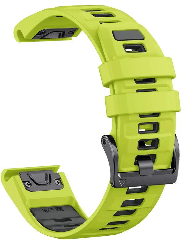 AliExpress - QuickFit – bracelet en Silicone bicolore, 26mm 22mm, pour Garmin Fenix E 8 7X 7 6 6X/Epix Pro Gen 2 51mm 47mm/Tactix, accessoires