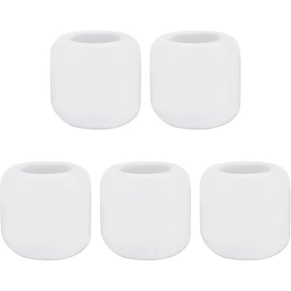 5 stk. keramiske klokkespil lysestager, hvide mini ritual trylleformularer lysestager porcelæn kop lysestager søjle til støbning klokkespil