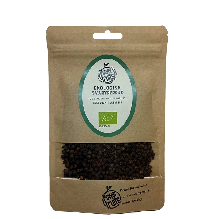 Powerfruits Ekologisk Svartpeppar Hel 200 g