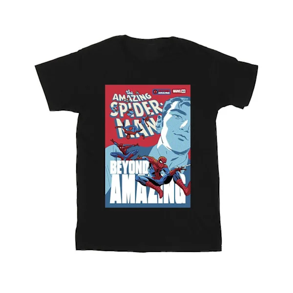 Marvel Herr Spider-Man Beyond Amazing Cover T-Shirt M Svart