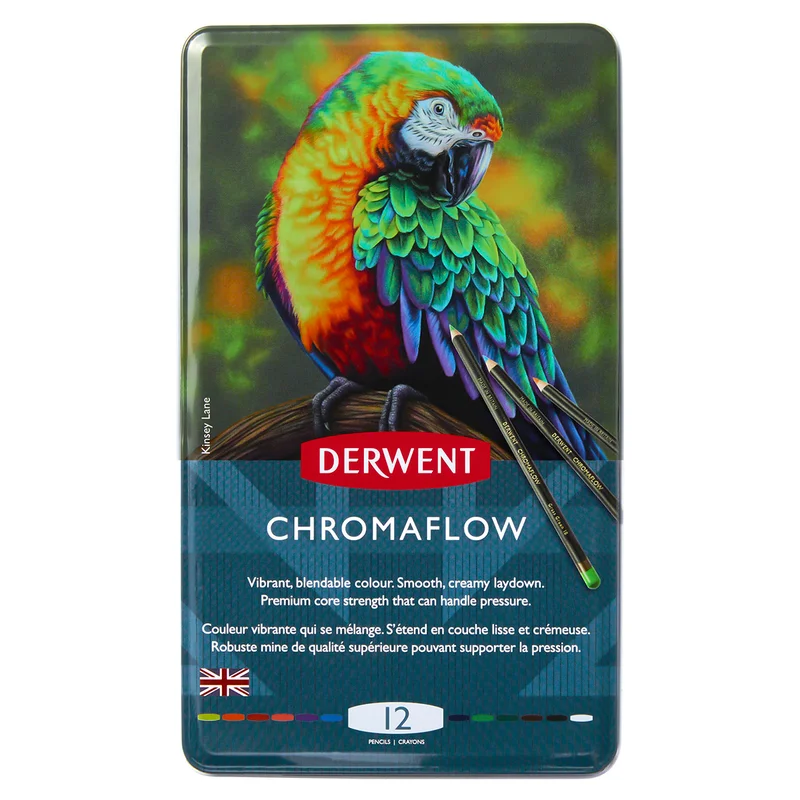 Derwent Chromaflow Farveblyanter sæt 12 stk