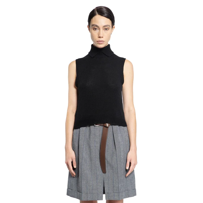 Cashmere Turtleneck Vest