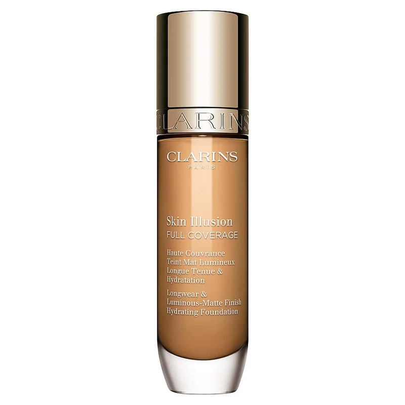 Clarins Skin Illusion Full Coverage Foundation 112C, Makeup, Ansigt, Foundation