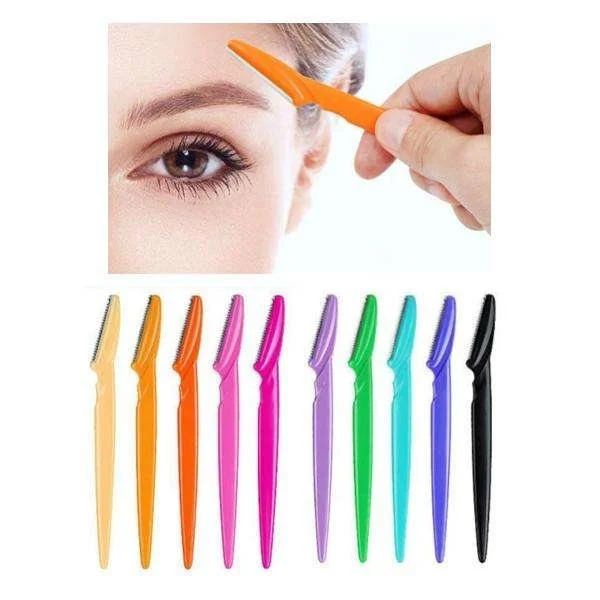 6-pack Ögonbrynskniv - Skäggkniv - Eyebrow knife - Trimmer