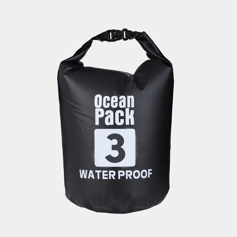 Sac étanche / sac marin Ocean Pack, 500D, 3 litres, noir