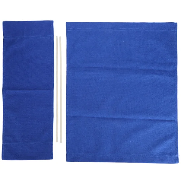 1 Set Regissörstol Canvas Ersättningssits Tyg Hemtillbehör Möbelaccessoarer Blå