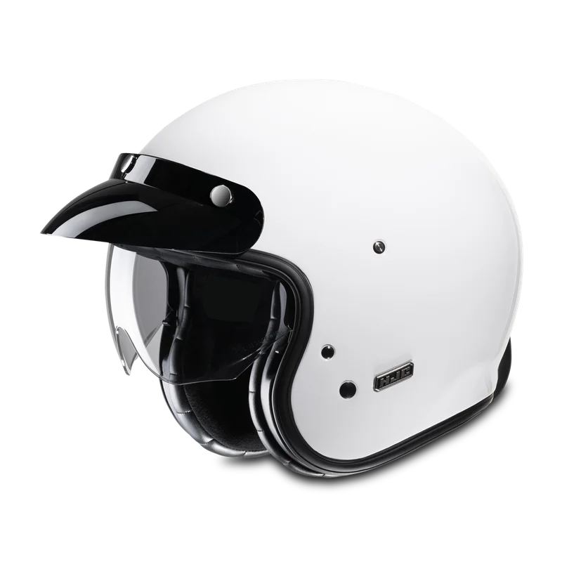 Kask Otwarty HJC V31 Złamany Biały L