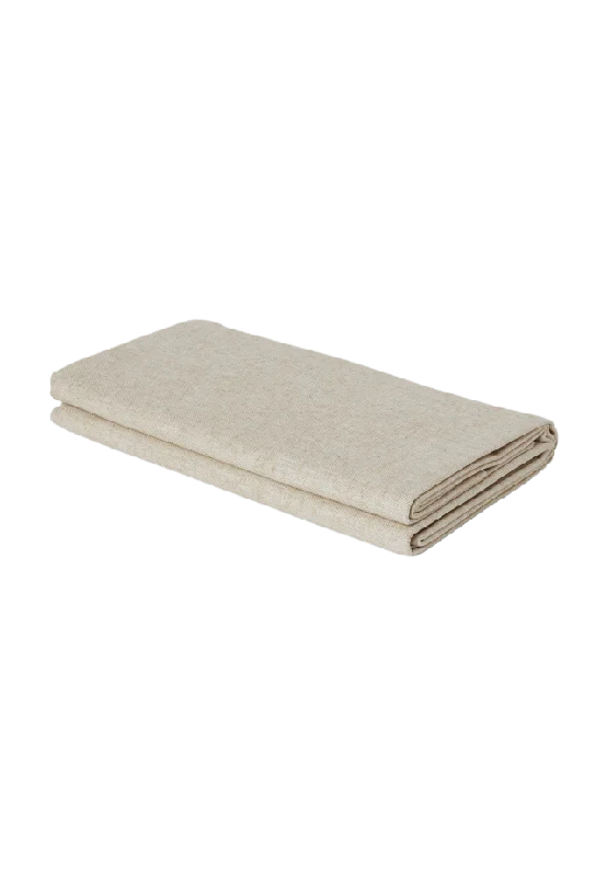Åhléns Home Avtorkningsbar duk i linnemix 145x330 cm Bordstextil Brun ONESIZE