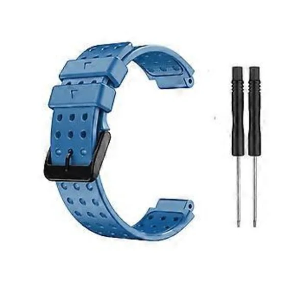 Armband för Garmin Approach S20 Monokromt Armbandsur, Silikon Ersättningsarmband för Garmin Approach S20 (Blå)