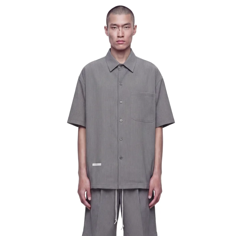 Button Up Gym Shirt