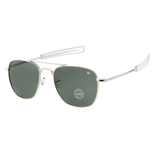 Aviator Solbriller Menn Kvinner 2021 vintage merke designer Amerikansk Hær Militær Optisk AO Solbriller Oculos de sol masculino