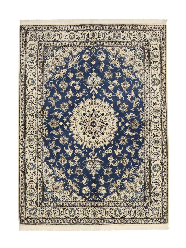Orientalischer Nain Teppich 160X230 Braun/Orange (Wolle, )