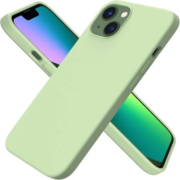 iPhone 13 Case, Liquid Silicone Case for 6.1 inch iPhone 13, Ultra-thin Case, Full Coverage Shockproof Protective Soft Case