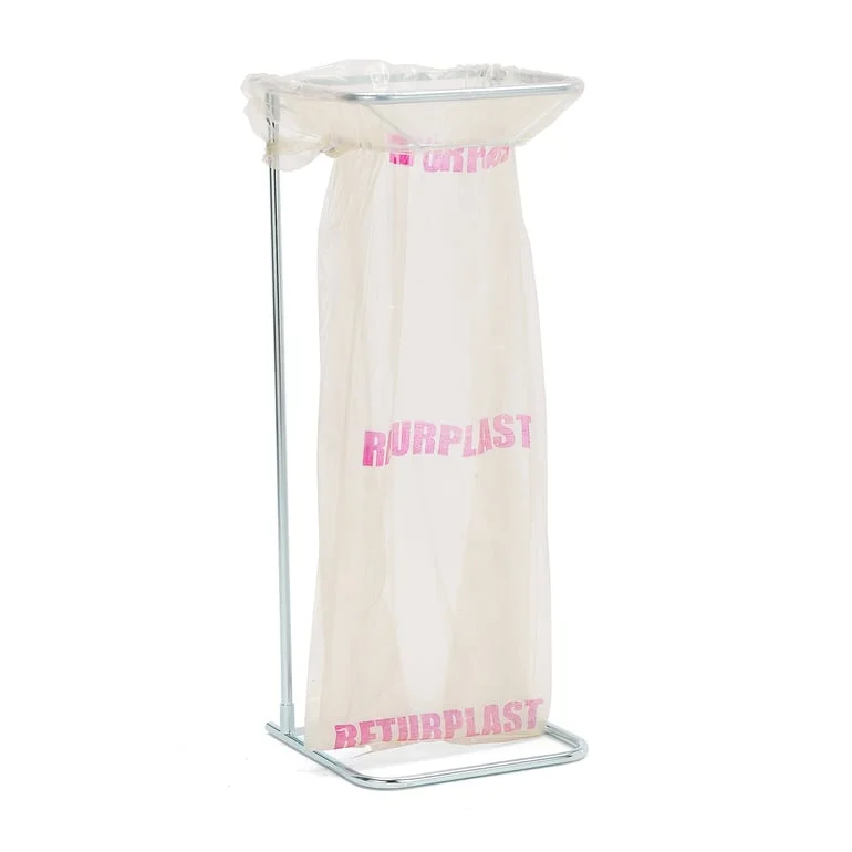 Søppelsekkstativ for Returplast 240L med Krympering - Solid Avfallsholder for Plastsekker - AJ Produkter