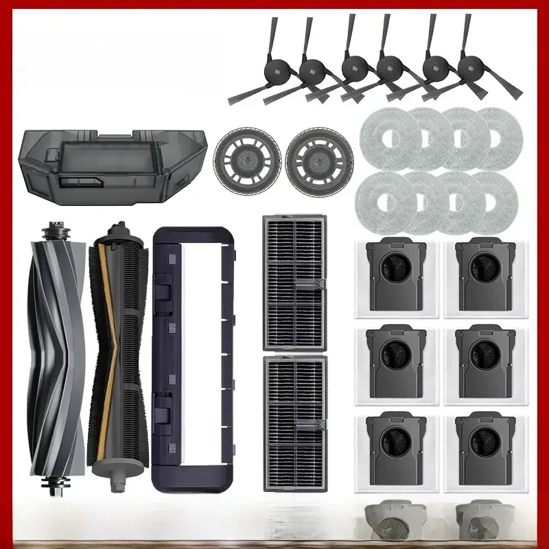 AliExpress - Dreame L40 ultra / X40 Ultra Robot aspirateur accessoires sacs à poussière vadrouille brosses latérales principales tissus filtres HEPA 