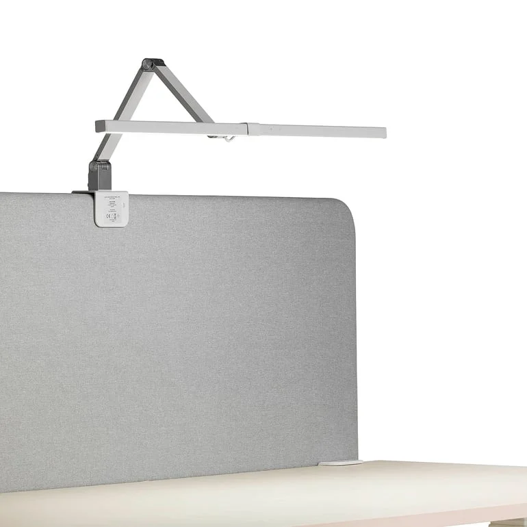 Lampa biurkowa SCREENLITE, LED, uchwyt do monitora, biała