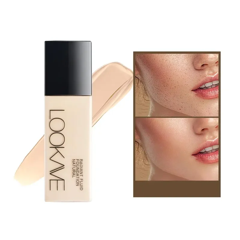 AliExpress - 1Pcs Flüssige Foundation Langlebige Vollständige Abdeckung Matte Creme CC Foundation Make-Up Concealer Natürliche Flüssigkeit Basis 
