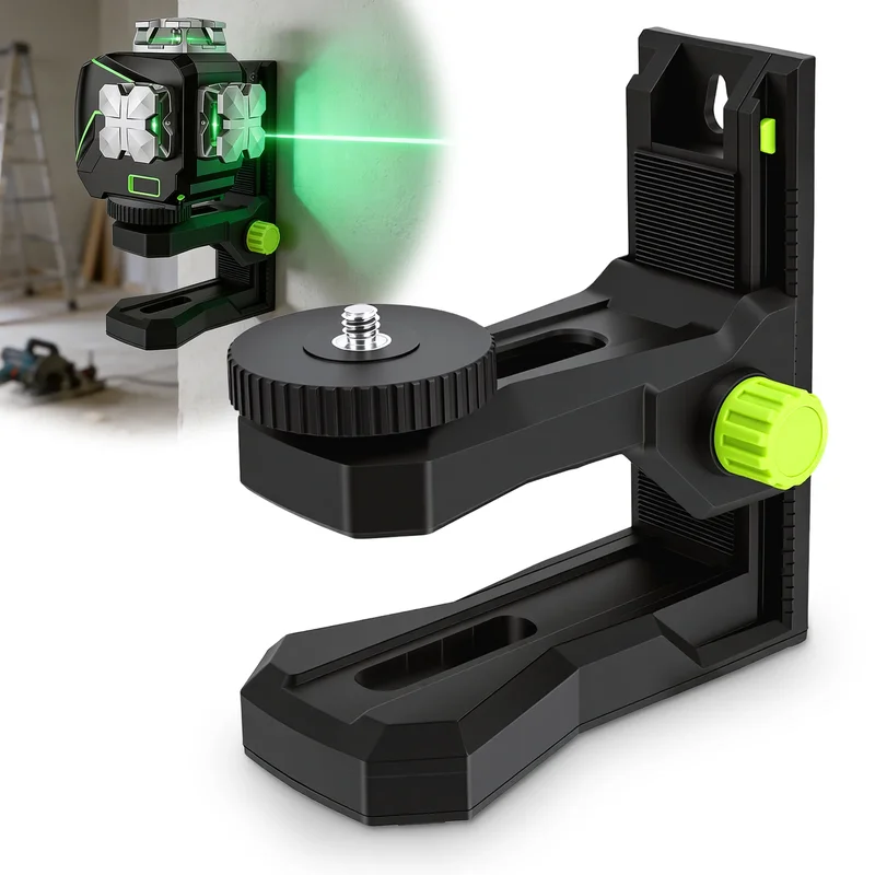 AliExpress - Support magnétique en forme de L pour niveau laser, trépied pour niveau laser avec filetage 1/4''-20, 360° ° Ajustement de la hauteur par