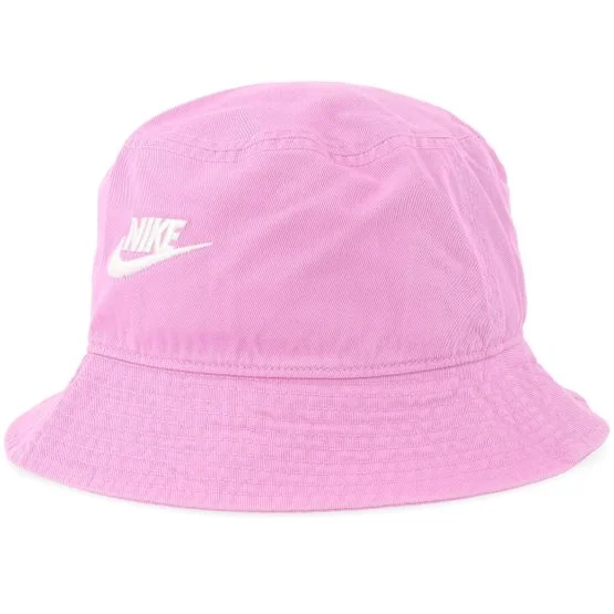 Nike - ApexxSquare Futura Washed Pink Bucket Bucket Pink Hat - @ Hatstore