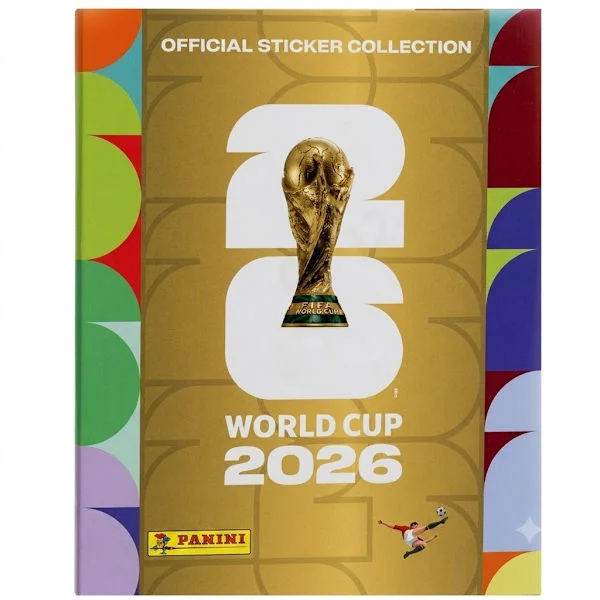 Panini 2026 FIFA World Cup Officiellt Album | Enkel Tom Samlingsbok, Officiellt Mästerskapstemaalbum för VM 2026