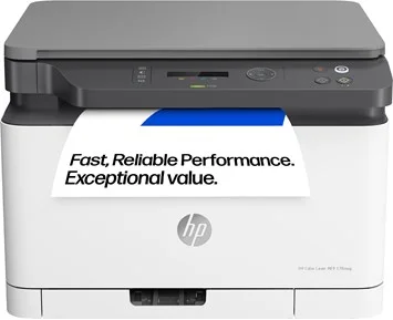 HP Color Laser MFP 178nw Färg Laserskrivare A4 HP Smart App - Effektiv laserskrivare med trådlösa funktioner