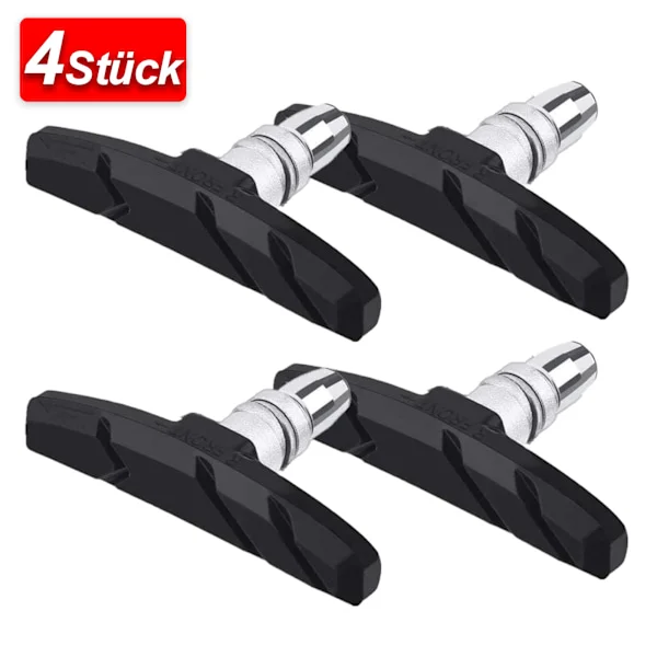 4x cykelbremseklodser, bremsesko, V-bremser, Shimano, Sram, Tektro, 70mm