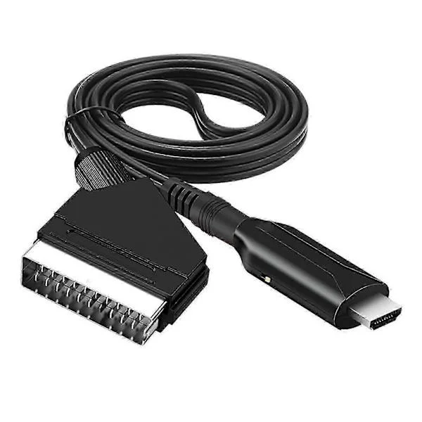 Scart to HDMI Cable - Scart to HDMI Adapter - All-in-One Scart to HDMI Audio Video Converter 1080p/720p szsh487