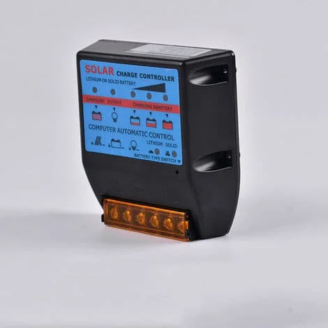 30A12/24V intelligent adaptiv solcellsregulator för gatubelysning, plug and play